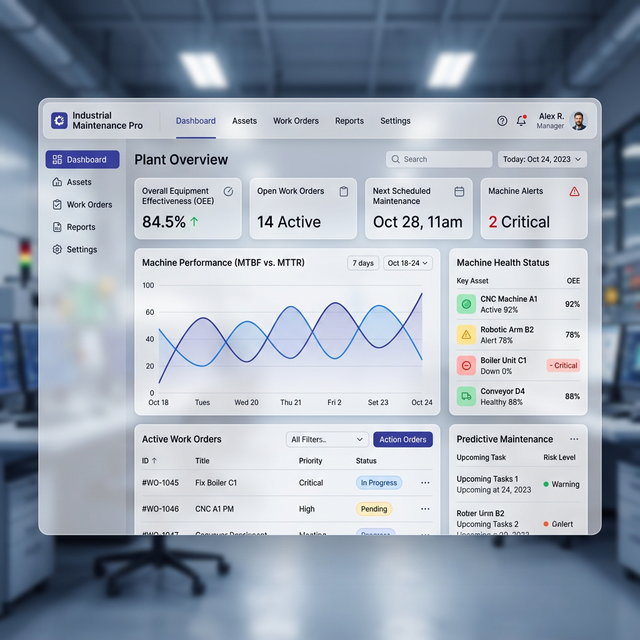 SMI Dashboard Mockup